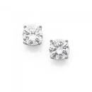 Sterling-Silver-8mm-CZ-Studs-With-Scroll-Work Sale