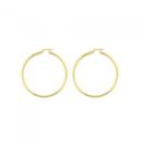 9ct-Gold-40mm-Hoop-Earrings Sale