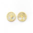 9ct-Gold-Mother-Of-Pearl-Studs Sale