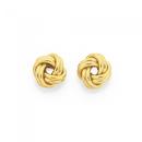 9ct-Gold-9mm-Knot-Stud-Earrings Sale