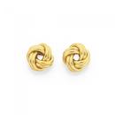 9ct-Gold-9mm-Knot-Stud-Earrings Sale