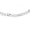 Sterling-Silver-Curb-And-Infinity-Link-Bracelet Sale