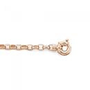 9ct-Rose-Gold-Solid-19cm-Bolt-Ring-Bracelet Sale