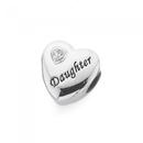 Sterling-Silver-Your-Story-CZ-Daughter-Heart-Bead Sale