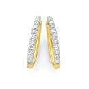 9ct-Gold-Diamond-Huggie-Earrings Sale