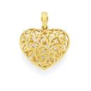 9ct-Gold-Puff-Filigree-Heart-Enhancer-Pendant Sale