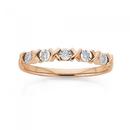 9ct-Rose-Gold-Diamond-Hugs-and-Kisses-Band Sale