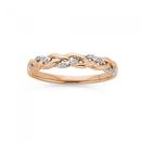 9ct-Rose-Gold-Diamond-Stacker-Ring Sale