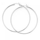 Silver-60mm-15mm-Fine-Tube-Hoop-Earrings Sale