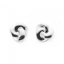 Silver-Small-Knot-Stud-Earrings Sale