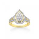 9ct-Diamond-Ring-TDW75ct Sale