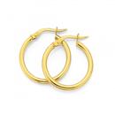 9ct-Gold-2x18mm-Polished-Hoop-Earrings Sale