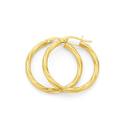 9ct-Gold-20mm-Twist-Hoop-Earrings Sale