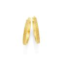 9ct-Gold-20mm-Greek-Key-Hoop-Earrings Sale