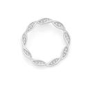 Silver-CZ-Twisted-Circle-Pendant Sale