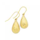 9ct-Gold-on-Silver-Pear-Drop-Earrings Sale
