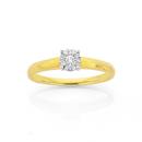 9ct-Gold-Diamond-Round-Cluster-Ring Sale