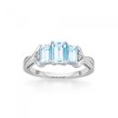 9ct-White-Gold-Aquamarine-Diamond-Trilogy-Ring Sale
