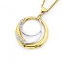 9ct-Gold-Diamond-Circle-Pendant Sale