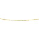 9ct-Gold-45cm-Solid-Beaded-Curb-Chain Sale