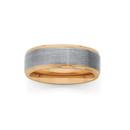 MY-Tungsten-Carbide-Rose-Gold-Grey-Satin-Ring Sale
