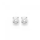 9ct-White-Gold-Diamond-Stud-Earrings Sale