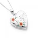 Silver-Mum-Flowery-Heart-Locket Sale