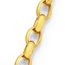 9ct-Gold-48cm-Solid-Belcher-Bolt-Ring-Necklet Sale