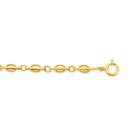 9ct-Gold-19cm-Oval-Bar-Fancy-Link-Bracelet Sale