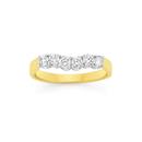 18ct-Gold-Diamond-Curved-Anniversary-Band Sale