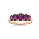 9ct-Rose-Gold-Rhodolite-Garnet-Dress-Ring Sale