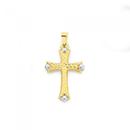 9ct-Gold-Two-Tone-Celtic-Cross-Pendant Sale