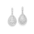 18ct-White-Gold-Diamond-Pear-Shape-Drop-Earrings Sale