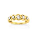 9ct-Gold-Diamond-Twist-Ribbon-Ring Sale