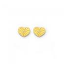 9ct-Gold-Heart-Stud-Earrings Sale