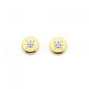 9ct-Gold-Diamond-Round-Stud-Earrings Sale