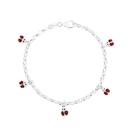 Silver-18cm-Enamel-Ladybird-Bracelet Sale