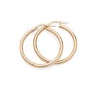 9ct-Rose-Gold-25mm-Hoop-Earrings Sale