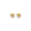 9ct-Tri-Tone-Gold-Knot-Stud-Earrings Sale