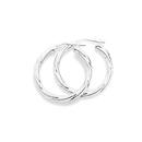 Silver-3x20mm-Twist-Tube-Hoops Sale