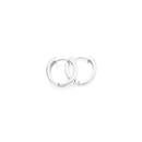 Sterling-Silver-Small-Flat-Hoop-Earrings Sale