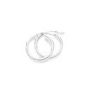 Silver-22x15mm-Hoop-Earrings Sale
