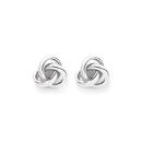 Sterling-Silver-Knot-Stud-Earrings Sale