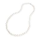 Silver-7x75mm-Cultured-Freshwater-Pearl-Necklet Sale