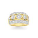 9ct-Gold-Diamond-Dress-Ring Sale