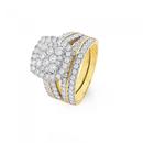 18ct-Gold-Diamond-Bridal-Set Sale