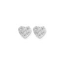 Silver-Heart-Earrings Sale