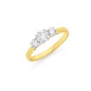 18ct-Gold-Diamond-Trilogy-Ring Sale