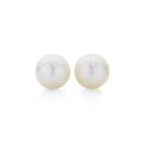 9ct-Gold-Cultured-Freshwater-Pearl-Stud-Earrings Sale