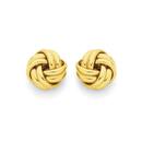 9ct-Gold-9mm-Double-Knot-Stud-Earrings Sale